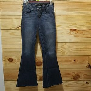 American Eagle Hi Rise Artist Super Flare Jeans,